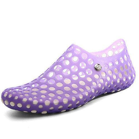 Big Size Hollow Out Breathable Slip On Casual Shoes