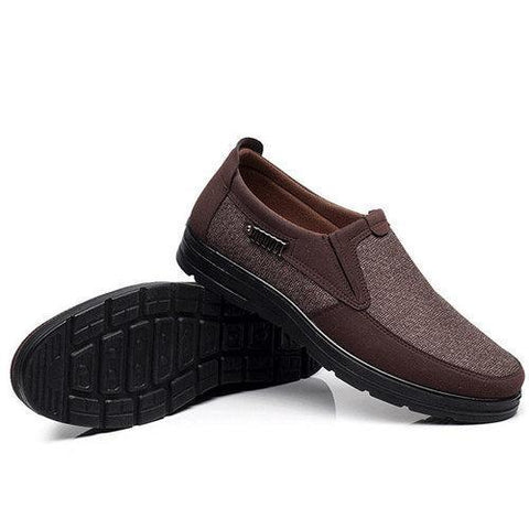 Men Fabric Splicing Casual Shoes