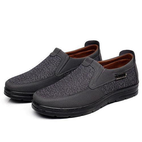 Men Fabric Splicing Casual Shoes