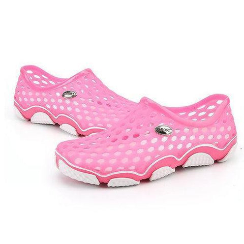 Big Size Hollow Out Breathable Beach Flat Shoes