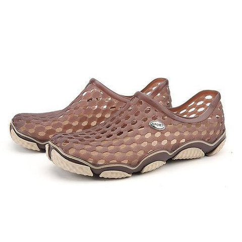 Big Size Hollow Out Breathable Beach Flat Shoes