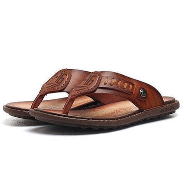 Men Clip Toe Slip Resistant Outsole Flip Flops Flat Cool Casual Sandals