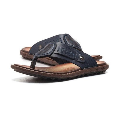 Men Clip Toe Slip Resistant Outsole Flip Flops Flat Cool Casual Sandals