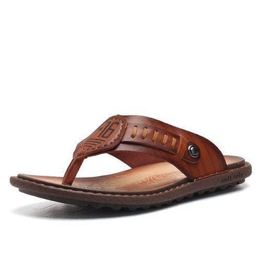 Men Clip Toe Slip Resistant Outsole Flip Flops Flat Cool Casual Sandals