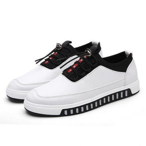 Men Breathbale Skateboarding Shoes Lace Up Sport Casual Trainers