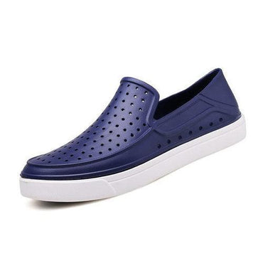 Men Hole Breathable Light Beach Shoes Flat Slip On Cool Casual Sandals