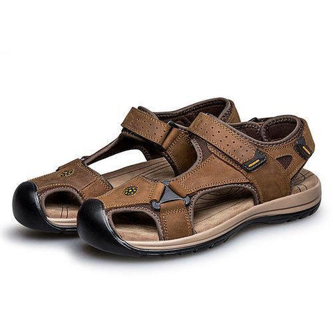 Men Outdoor Leather Sandals