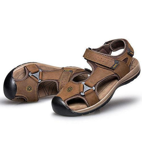 Men Outdoor Leather Sandals