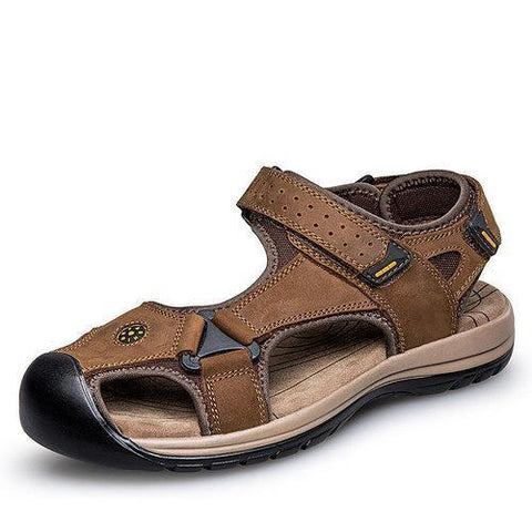 Men Outdoor Leather Sandals