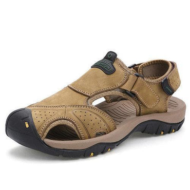 Men Hook-Loop Anti-collision Toe Hiking Sandals