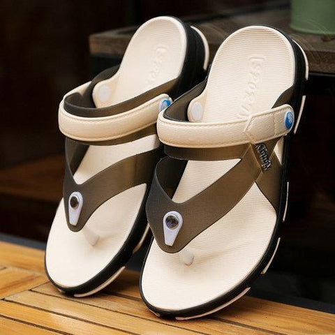 Men Clip-toe Soft Waterproof Beach Sandals Slip On Cool Gard