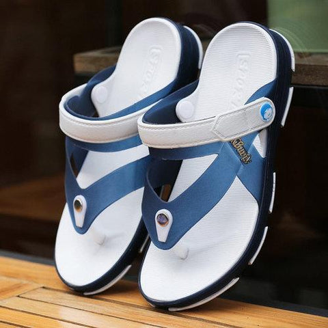 Men Clip-toe Soft Waterproof Beach Sandals Slip On Cool Gard