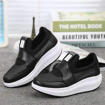 Rocker Sole Mesh Sport Shoes