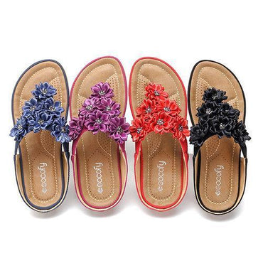 SOCOFY Flower Bohemia Sandals