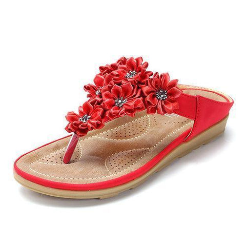 SOCOFY Flower Bohemia Sandals