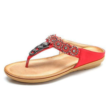 SOCOFY Large Size Bohemia Flip Flops