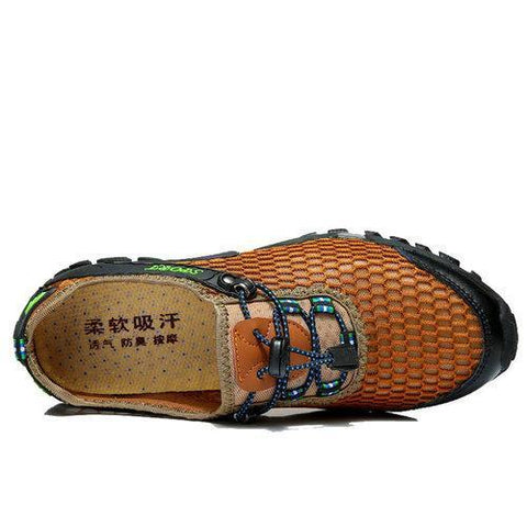 Men Lycra Mesh Hiking Shoes