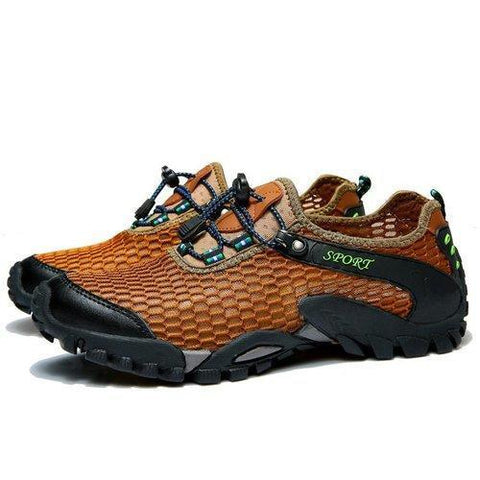 Men Lycra Mesh Hiking Shoes