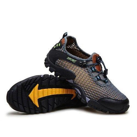 Men Lycra Mesh Hiking Shoes