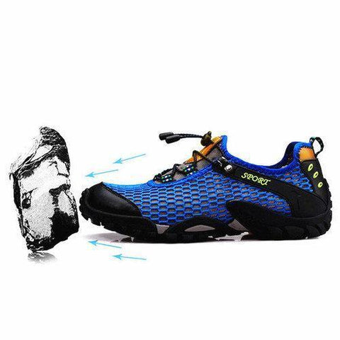 Men Lycra Mesh Hiking Shoes