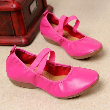 Large Size Pure Color Egg Rolls Soft Sole Flat Shoes