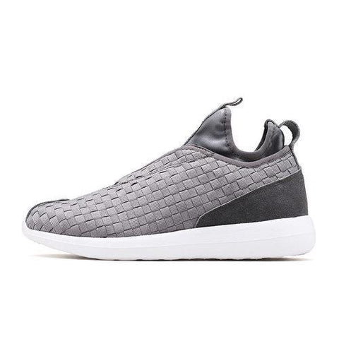 Men Weave Light Slip On Breathable Leisure Running Sport Casual Shoes