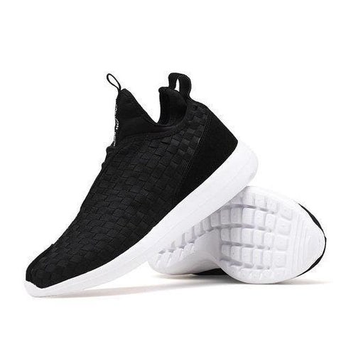 Men Weave Light Slip On Breathable Leisure Running Sport Casual Shoes