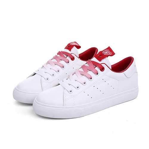 Lace Up Breathable Flat Female