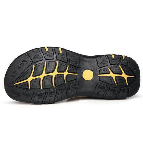 Large Size Men Genuine Leather Sandals