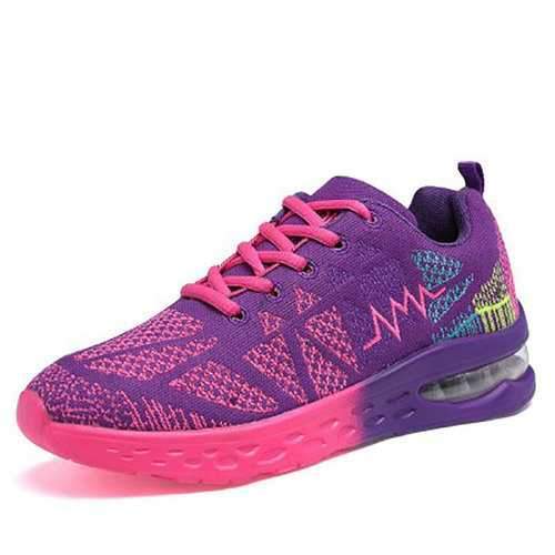 Colorful Mesh Breathable Platform Casual Trainers