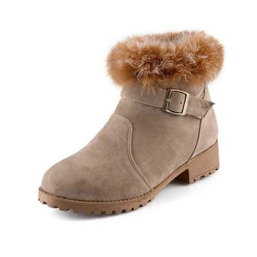 Warm Smooth Wool Boots