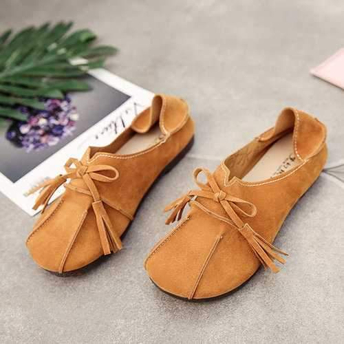 Slip On Comfortable Lady Flat Loafers