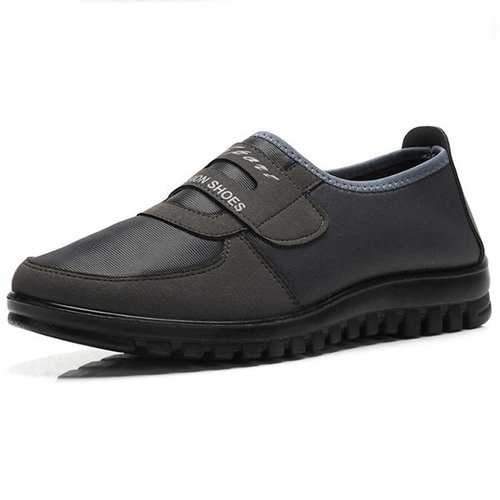 Men's Old Peking Style Portable Hook-loop Casual Shoes