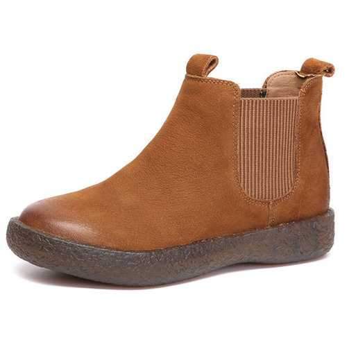 Leather Chelsea Ankle Boots