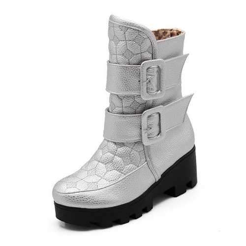 Platform Warm Short Boots