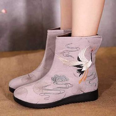 White Crane Folkways Warm Boots