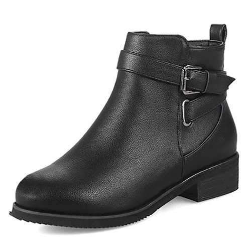 Warm Buckle Stylish Boots