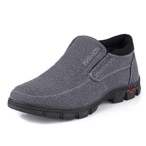 Men Soft Plush Lining Casual Cloth Shoes