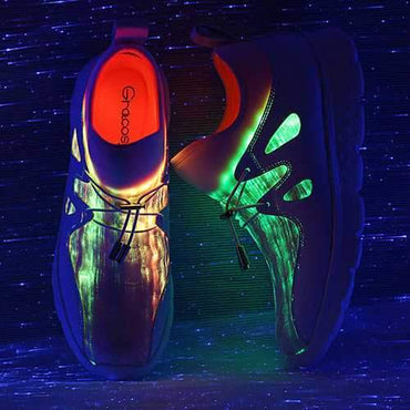 Gracosy Light Up Pattern Trainers