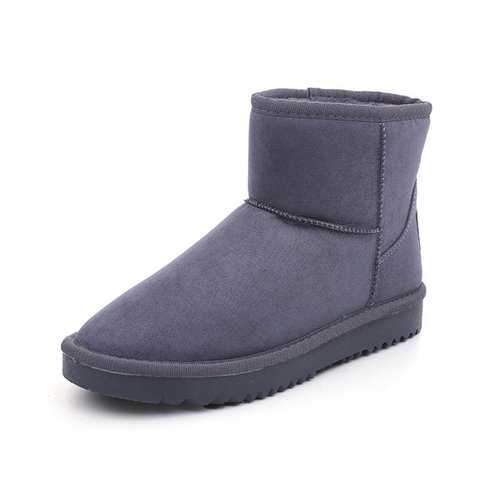 Suede Leather Snow Boots