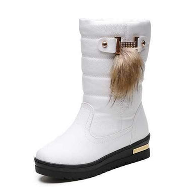 Furry Mid Calf Keep Warm Boots