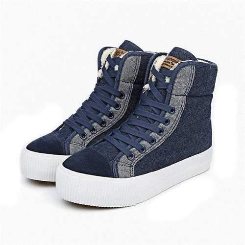 M.GENERAL Cotton Canvas Boots