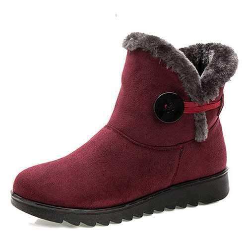 Buckle Comfy Keep Warm Snow Boots