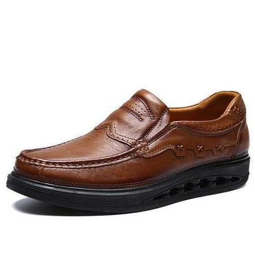 Men Genuiner Leather Comfy Wearable Slip On Casual Shoes