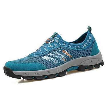 Men Mesh Textile Slip Resistant Outdoor Hiking Shoes