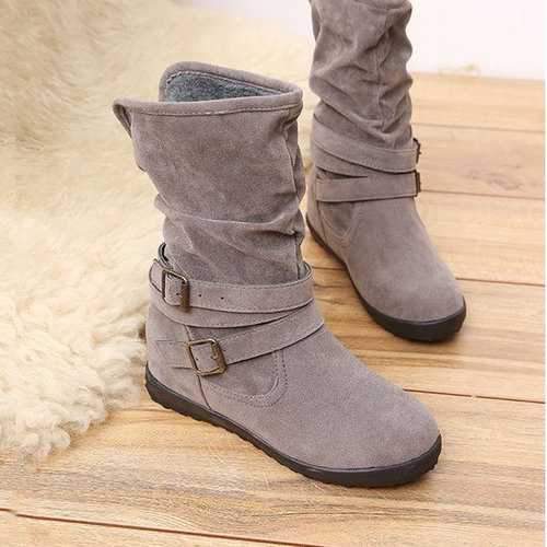 Large Size Fur Lined Boots