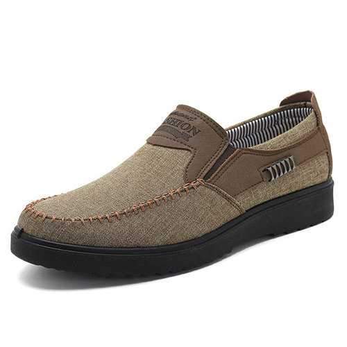 Men Old Peking Hand Stitching Non-slip Casual Cloth Shoes