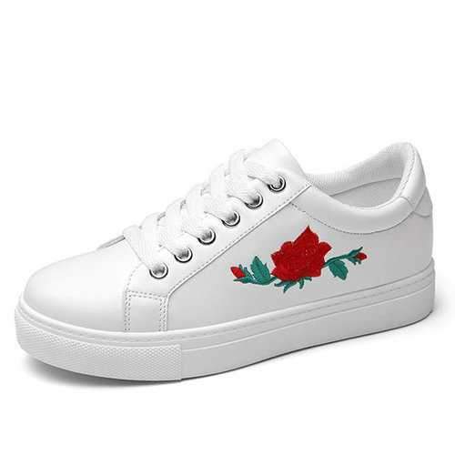 Embroidered Casual Flat Shoes
