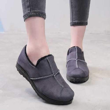 Suede Casual Flat Boots