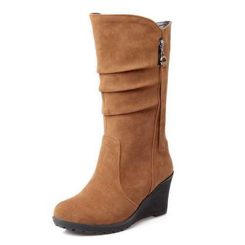 Large Size Wedge Boots